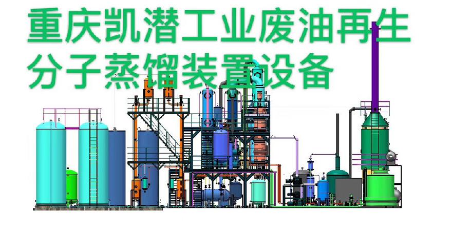 廢油凈化分子蒸餾設備工藝原理